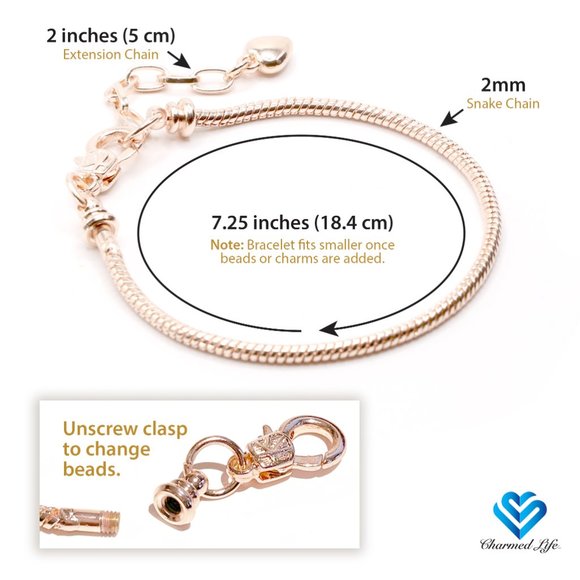 European Charm Bracelet - Groovy Girl (1712) - Picture 4 of 4